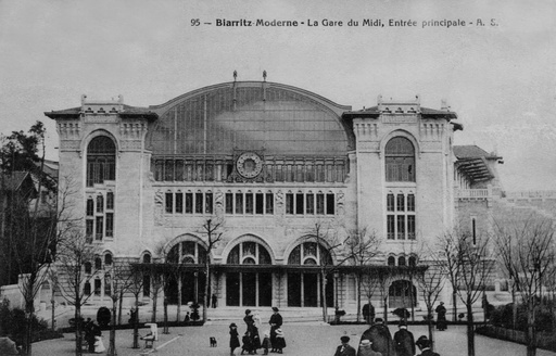 Biarritz - Moderne - La gare de Midi, Entree principale