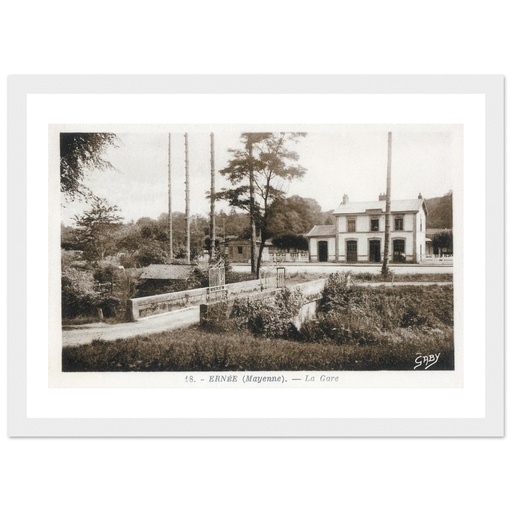 Ernèe (Mayenne) - La gare