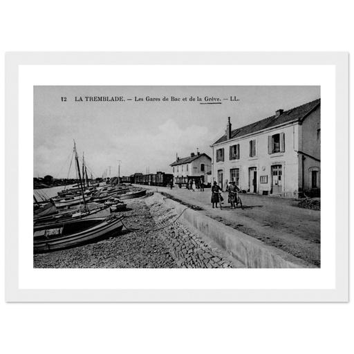 La Tremblade - La gare de Bac et de la Greve