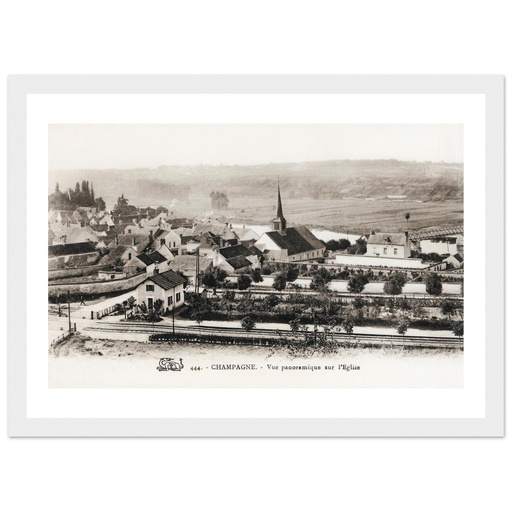 Champagne - Vue panoramique de l'Eglise
