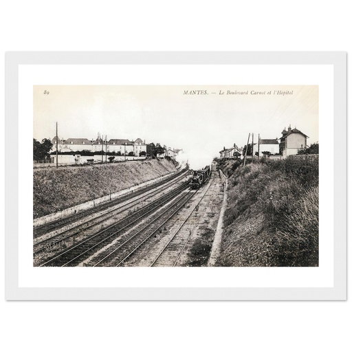 Mantes - Boulevard Carnot et l'hôpital