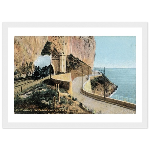 Beaulieu-sur-Mer - Le Tunnel et la Route d'Eze