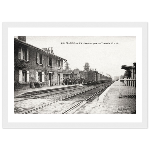 Villeparisis - L Arrivee en gare du Train de 10 h 10