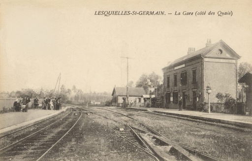 Lesquieles-Saint-Germain - La Gare - cote des Quais