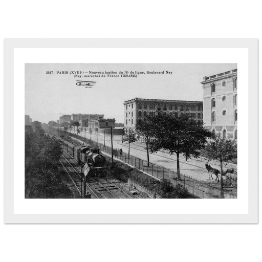 Paris (XVIIIe) - Nouveau bastion du 76e de ligne, Boulevard Ney (Ney, Marechal de France 1769-1815)