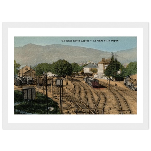 Veynes - La Gare et le Dépôt