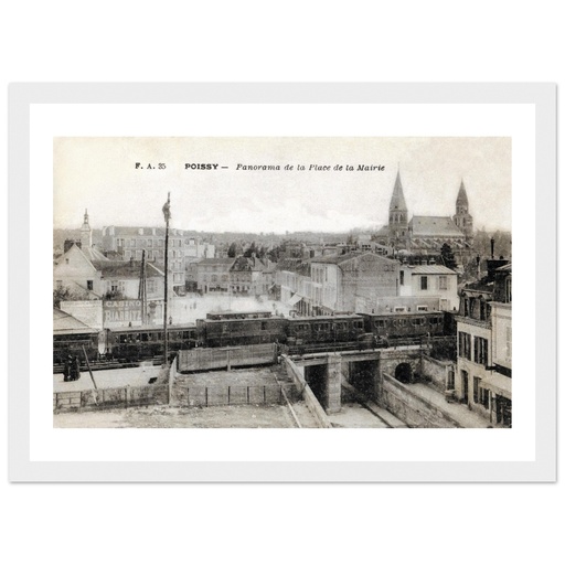 Poissy - Panorama de la place de la mairie