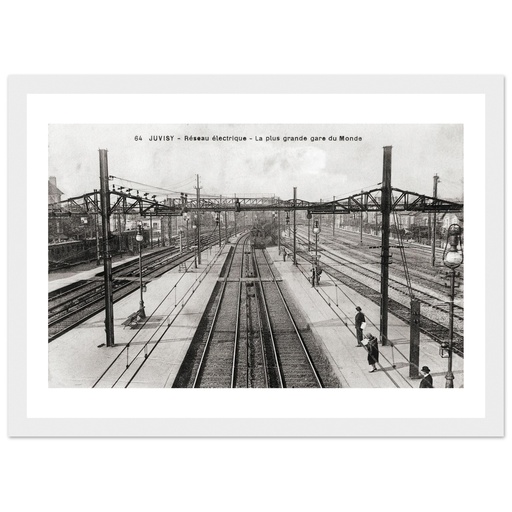 Juvisy - Reseau electrique - la plus grande gare du monde