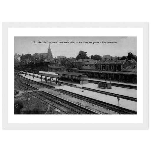 Saint-Just-en-Chaussee - Vue panoramique quartier de la Gare