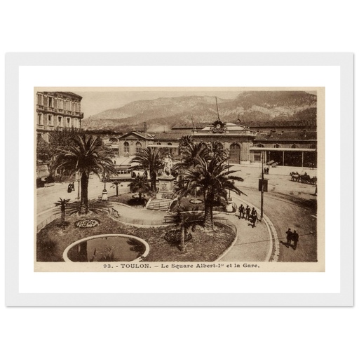 Toulon - Le Square Albert 1er et la Gare
