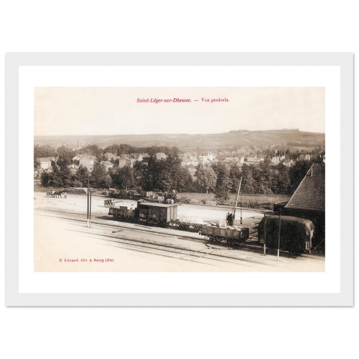 Saint-Léger-sur-Dheune - Vue générale de la gare
