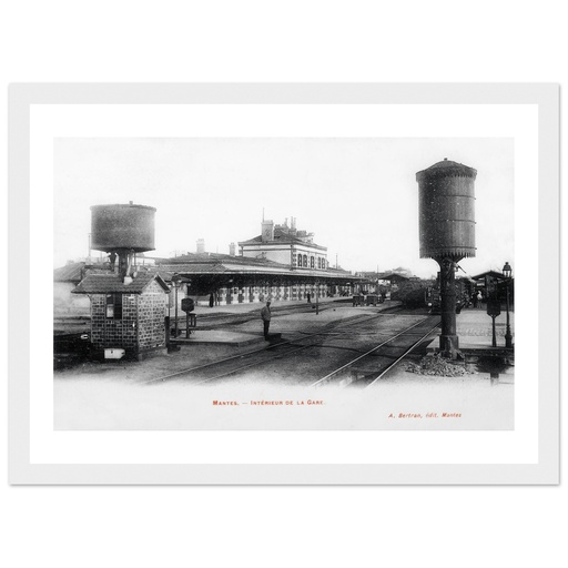 Mantes - interieur de la Gare