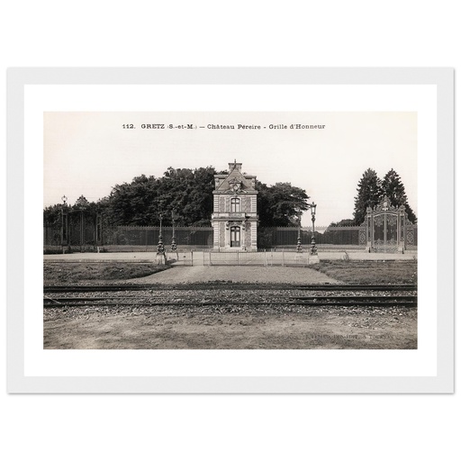 Gretz (S-et-M) - Chateau Pereire- Grille d'honneur