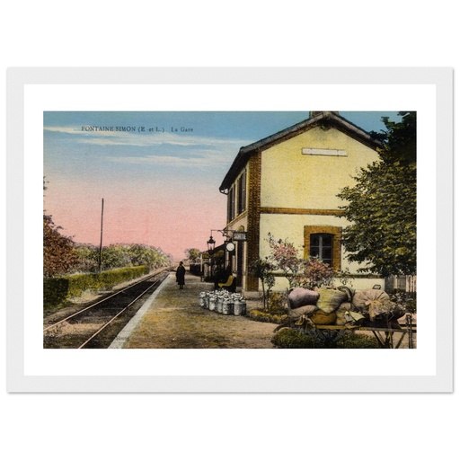 Fontaine-Simon - La Gare