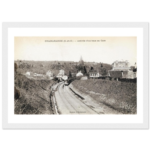 Chamarande (S et O) - Arrivee d un train en Gare