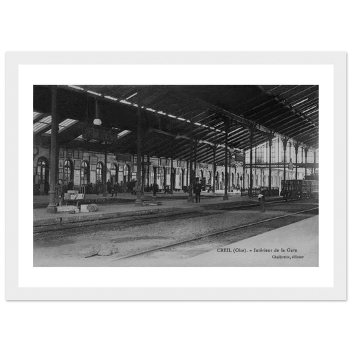 Creil - Interieure de la Gare, Oise - Picardie - France