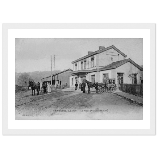 Nanteuil Saacy - La Gare Vue Exterieure