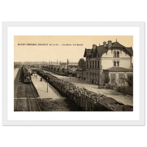 Blanc-Mesnil-Drancy (S et O) - La Gare, les Quais