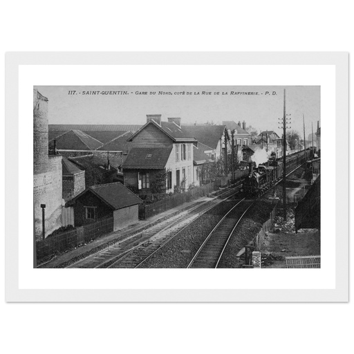 St QUENTIN - GARE DU NORD, COTE DE LA RUE DE LA RAFFINERIE