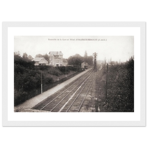 Ensemble de la Gare et de L'hotel d'orgerus Behoust