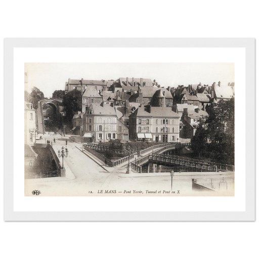Le Mans - Pont Yvonne, Tunnel et Pont en X
