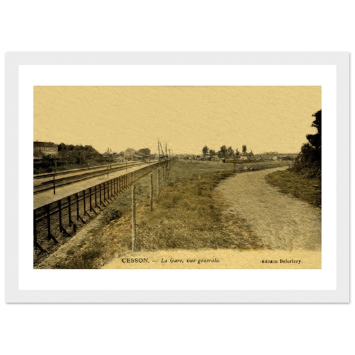 Cesson - La gare, vue générale