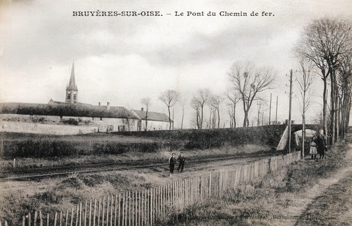Bruyère-sur-Oise - Le pont du chemin de fer