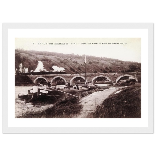 Saacy-sur-Marne - Bords de Marne et Pont du Chemin de Fer
