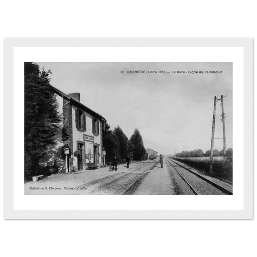 Chéméré - La gare - Ligne de Paimboeuf