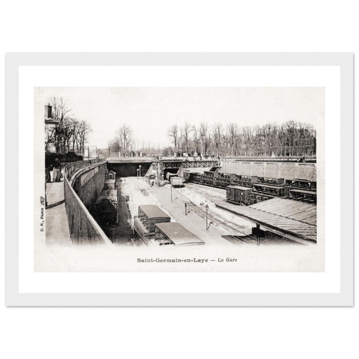 Saint-Germain-en-Laye - La Gare et le château