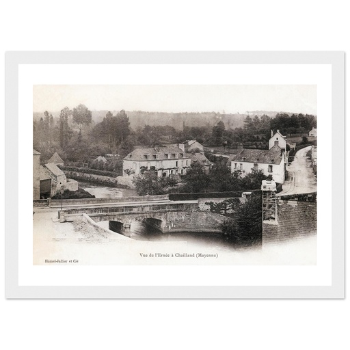 Vue de l'Ernée à Chailland (Mayenne)