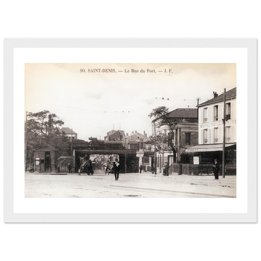 Saint Denis- La rue du port