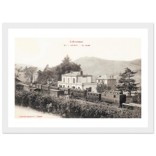 L'Aveyron  -Aubin - La gare            Aveyron - Aquitaine - France      Aveyron - Aquitaine - France