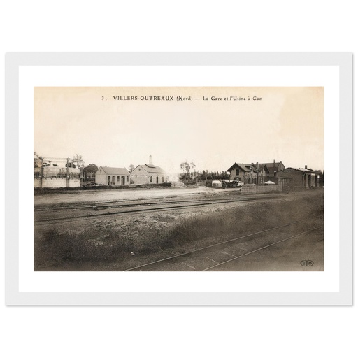 Villers-Outreaux - La Gare et l'usine a gaz