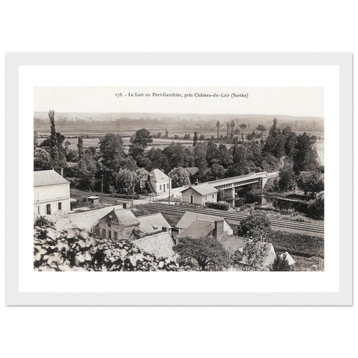 Le Loir au Port-Gauthier, près Château-du-Loir