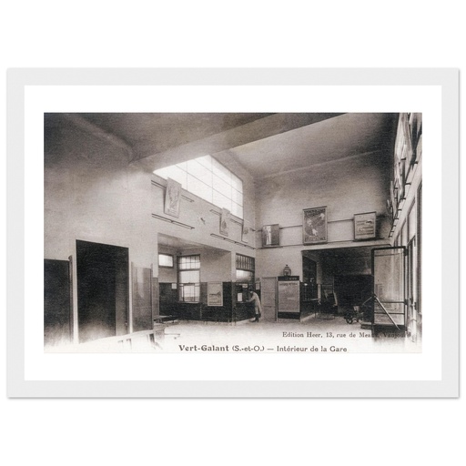 Vert-Galant (S-et-O) - Interieur de la Gare
