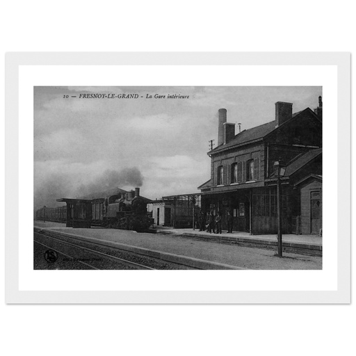 Fresnoy-le-Grand - La Gare interieure