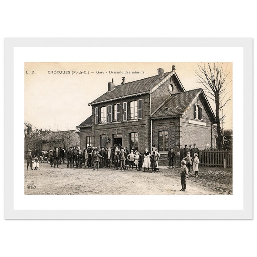 Chocques - Gare - Descente des mineurs