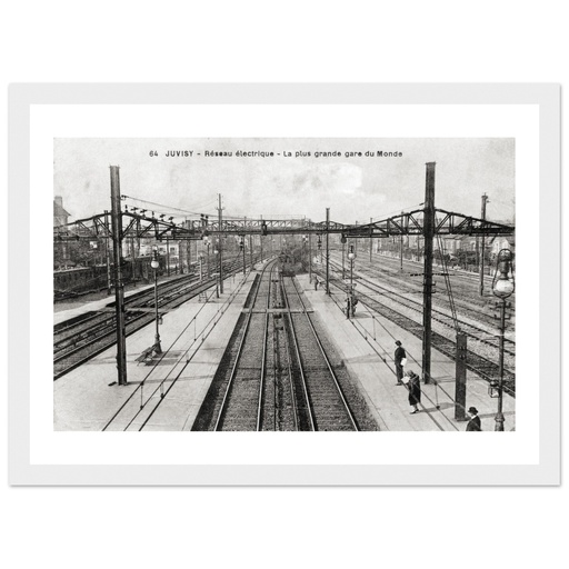 Juvisy Reseau electrique - La plus grande gare du monde