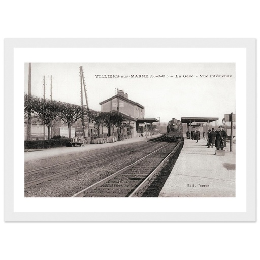 Villiers-sur-Marne - La Gare, vue interieure