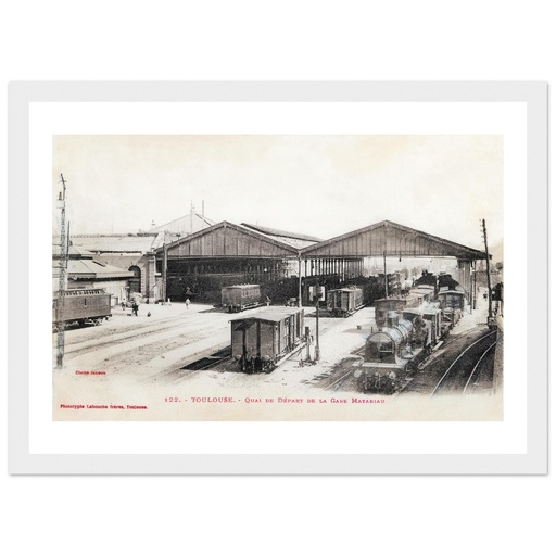 Toulouse - Quai de départ de la gare de Matabiau