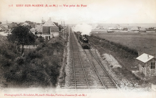 Ussy-sur-Marne (S-et-M)- Vue prise du Pont