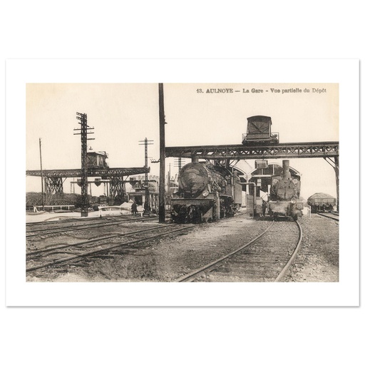 Aulnoye - Vue partielle du depot