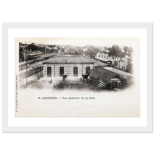 Asnieres - La Gare, Vue generale