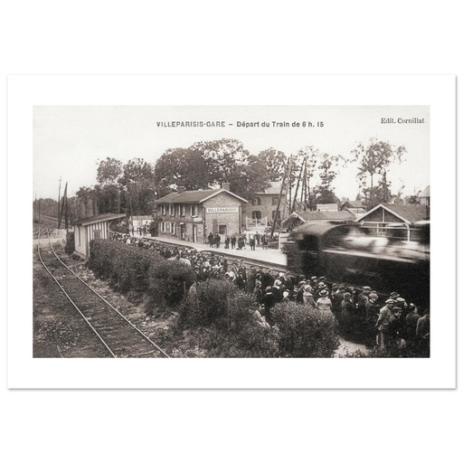Villeparesis- Depart du train de 06h15