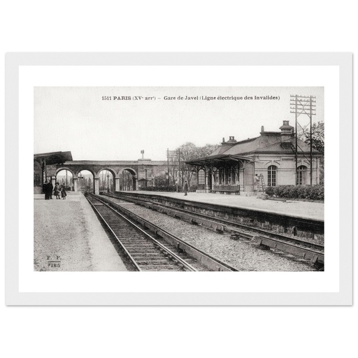 Paris XV - Gare de Javel _ Lignes electriques des invalides