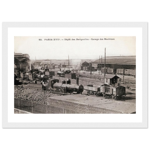Paris - Gare des Machines, depot des Batignoles