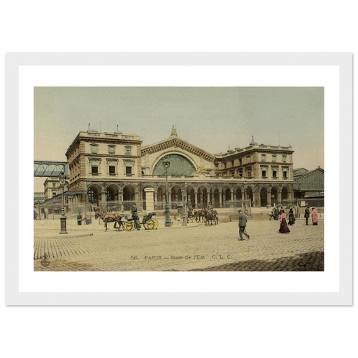 La gare de L'Est et le Metro