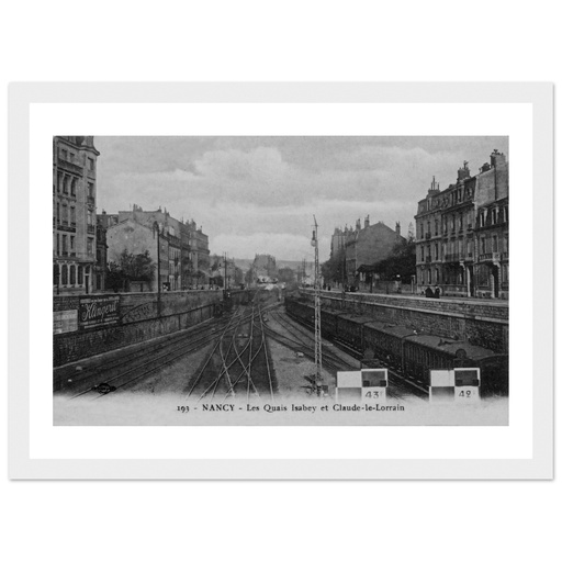 Nancy - les quais Isabey  et claude le Lorrain