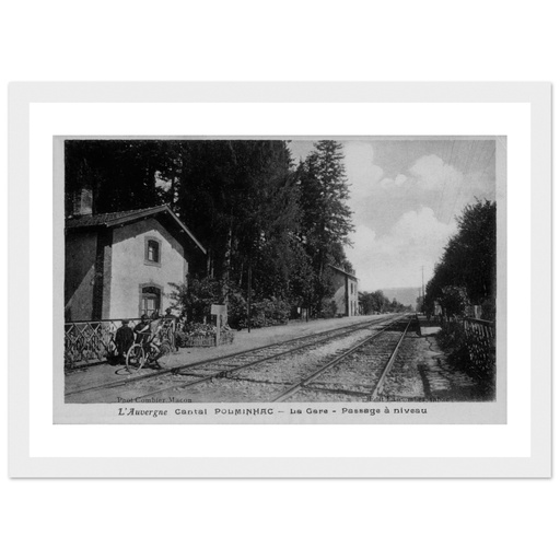 Polminhac - La Gare, Passage à niveau